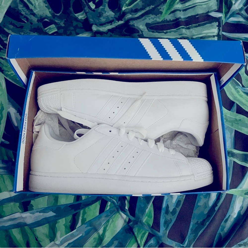 Adidas Superstars 2 white/white men size 10